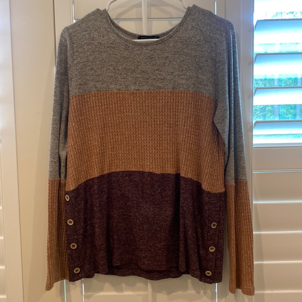 Staccato long sleeve lightweight sweater